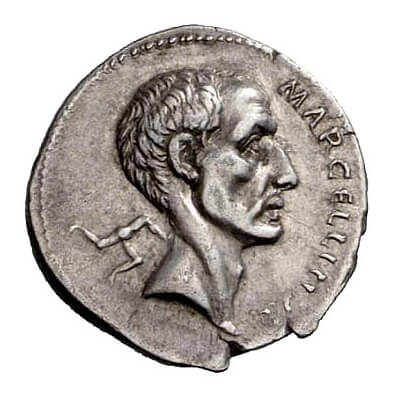 マルケッルスの肖像コインの写真